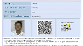 Aadhar Card se PAN card kaise download Kare 2024  how to download PAN card new [upl. by Aicnarf]