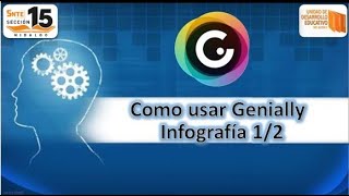 Cómo hacer una infografía en Genially 12 [upl. by Dearr]