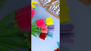 Diy paper flowers💐shortssubscribe Diy [upl. by Durrett]