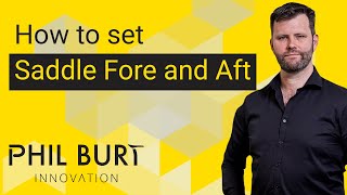 How To Set Saddle Fore and Aft [upl. by Jean-Claude13]