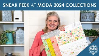 LIVE Sneak Peek at Moda Fabric Collections coming in 2024  Beyond the Seams [upl. by Nylahs135]