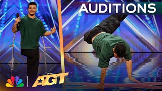 Brazilian Dancer Bboy Samuka Is Called quotThe BESTquot By Sofia Vergara  Auditions  AGT 2024 [upl. by Bordy]