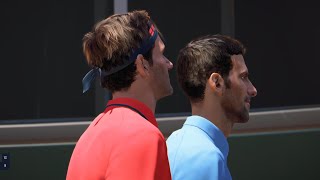 TIEBREAK Online  Federer vs Djokovic in RG 😍🔥🎾 [upl. by Orpah]