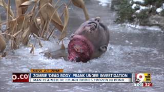 Zombie dead body prank under investigation [upl. by Shannen]