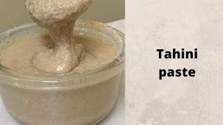 Tahini paste recipe  How to make Tahini paste at home  Rita in the kitchen [upl. by Swope]