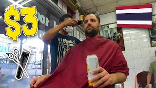 3 haircut in Bangkok Thailand [upl. by Pollie258]