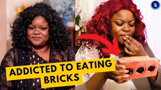 This Woman Is Addicted To Eating Bricks [upl. by Aibsel]