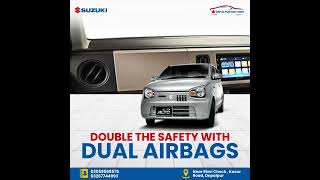 🚗 Suzuki Alto Double the Safety with Dual Airbags  Suzuki Depalpur Motors [upl. by Ielarol210]