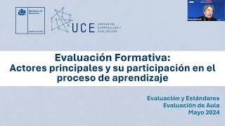 Evaluación Formativa Actores principales y su participación en el proceso de aprendizaje [upl. by Enyar350]