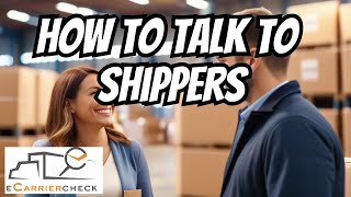 The Ultimate Guide to Conversations with Shippers [upl. by Black]