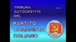 Tribuna elettorale autogestita del Partito Comunista Italiano  con Ugo Pecchioli  16 giugno 1983 [upl. by Nref]