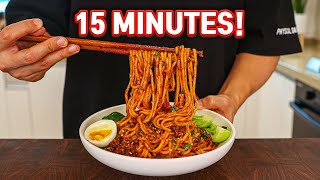 15 Minute Gochujang Garlic Noodles That Will Change Your LIFE [upl. by Akimaj]