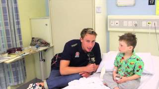 Community Zac Anderson visits Gosford Hospital [upl. by Engvall131]