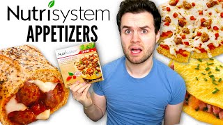 i ate Nutrisystems WHOLE MENU Part 1  APPETIZERS Taste Test amp Review [upl. by Atinomar]