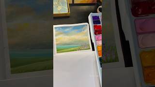 Gouache Painting idea 🌸💗🥰painting gouache art youtubeshorts shorts [upl. by Hess]