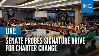 LIVE Senate probes signature drive for Charter change [upl. by Netsoj635]