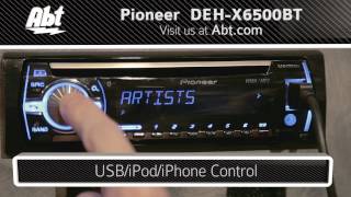 Demo and Features of the Pioneer Car Stereo With Bluetooth  DEHX6500BT [upl. by Ellenid]