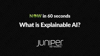 NOW in 60 What is explainable AI [upl. by Moureaux900]