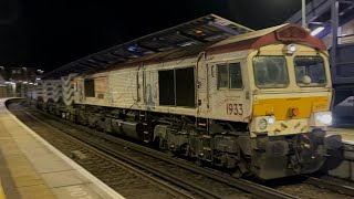 GBFf Tube Map 66721 ‘Harry Beck’ Passing Gravesend on a west ruislip hs2 tunnel pieces delivery [upl. by Dis886]