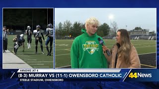 Owensboro Catholic Aces 110 face off against Murray for week two of playoffs [upl. by Natalya439]