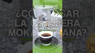 Cafetera moka italiana ☕️ Así se usa una de las cafeteras más populares del mundo 🌎 ✨ [upl. by Aerised]