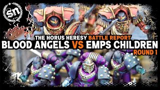 Blood Angels vs Emperors Children  Zone Mortalis Battle Report [upl. by Bashemath847]