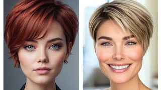 SHORT HAIR CUTS FOR WOMEN 2024 pixie Haircut ideas [upl. by Roth812]