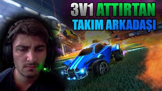 YÜZÜNÜ GÖRSEM TÜKÜRECEĞİM TAKIM ARKADAŞI ROCKET LEAGUE [upl. by Geordie]