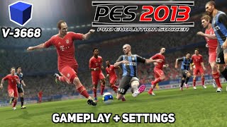 PES 2013 Aethersx2 Emulator Android Gameplay  Settings [upl. by Gore957]