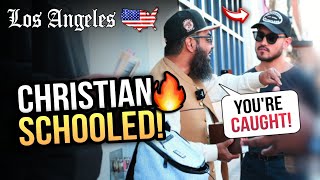 🇺🇸🔥LOS ANGELES DEBATE❗Shaykh Uthman SCHOOLS Christian Preacher MUST WATCH [upl. by Tiphany]