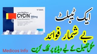 Cycin 500mg tablets  Cycin 500mg tablets uses in Detail  benefits amp side effects in urdu [upl. by Cheston260]