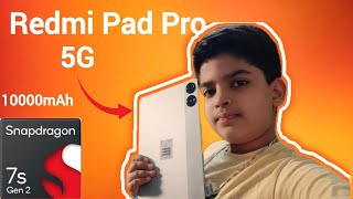 Redmi Pad Pro 5G Tablet  Unboxing Malayalam Review [upl. by Enicar]