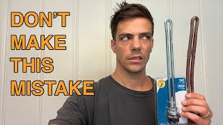 How to Replace an Electric Water Heater Element  DONT MAKE THIS MISTAKE [upl. by Essa]