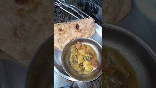 Aalu began mithori ki mix sabji and prathe shorts ytshorts minivlog trending viralvideo food [upl. by Eemiaj]