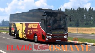 ETS2 Elazığdan Osmaniyeye Otobüs Yolculuğu –Unutulmaz Anlar [upl. by Aynna179]