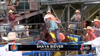 Shaya Biever 29s  2024 Utahs Days of 47 Rodeo [upl. by Haze864]