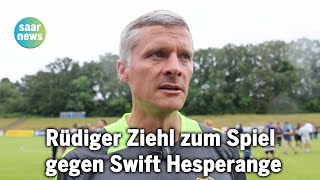 Rüdiger Ziehl zum Spiel gegen Swift Hesperange [upl. by Fem]