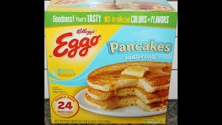 Kellogg’s Eggo Buttermilk Pancakes Review [upl. by Eintirb]