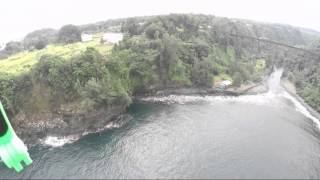 Hakalau Bay Drone View Big Island Hawaii [upl. by Schapira]