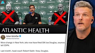 Jets Fire GM Joe Douglas After 👀 3064 Record  Pat McAfee Show [upl. by Barstow282]