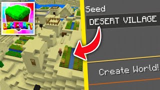 Best VILLAGE SEED in LokiCraft TRIPLE DESERT VILLAGE [upl. by Nodababus]