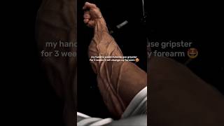 my hand is weak i have to use gripster for 3 weeks it will change my forearm 🤩 gripstrength veins [upl. by Korenblat487]