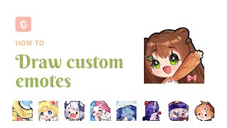 How To Draw Custom Emotes For Twitch Youtube or Discord ✧ Clip Studio Paint Tutorial for Beginners [upl. by Nomit]