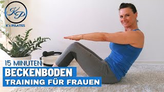 Beckenbodentraining für Frauen  15 Minuten Workout  Übungen für einen starken Beckenboden [upl. by Nahama]