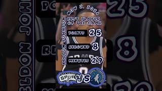 KELDON JOHNSON Highlights of the game nba highlights sanantoniospurs timberwolves [upl. by Elvira]