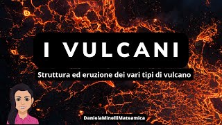 I vulcani struttura ed eruzione dei vari tipi di vulcano [upl. by Sinnard]