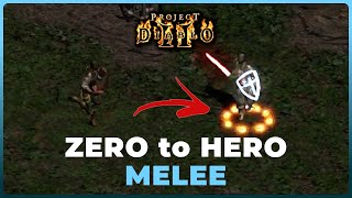 Starting Melee in Project Diablo 2 is FUN [upl. by Anelys998]