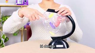 Como colocar e tirar o disco menstrual da Violeta Cup [upl. by Ecirpac]