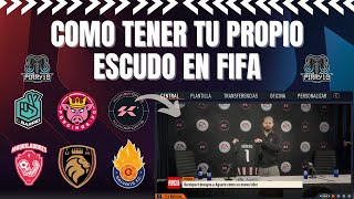 Como tener tu propio escudo en Modo Carrera en FIFA 23 y FIFA 22 [upl. by Akimahs822]