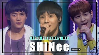 SHINee SPECIAL★Since DEBUT to NOWPART 1★1h 55mins Stage Compilation [upl. by Kimber130]